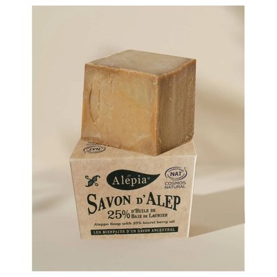 Authentic Aleppo soap 25% laurel - Alepia - Body
