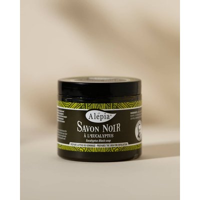 Savon noir Premium à l'eucalyptus - Alepia - Visage - Corps