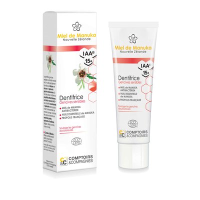 Dentifrice Gencives Sensibles au miel de manuka IAA15+ - LABORATOIRES SUPER DIET - Hygiène