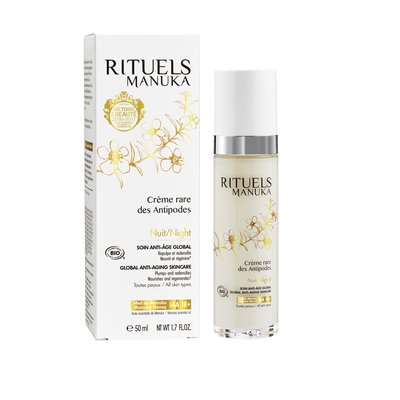 Crème rare des Antipodes Nuit - RITUELS MANUKA - LABORATOIRES SUPER DIET - Visage