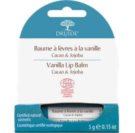 Vanilla Lip Balm with Shea Butter, Cacao & Jojoba - DRUIDE - Face
