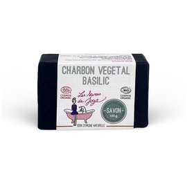 SAVON CHARBON VEGETAL BASILIC - LES SAVONS DE JOYA - Hygiène