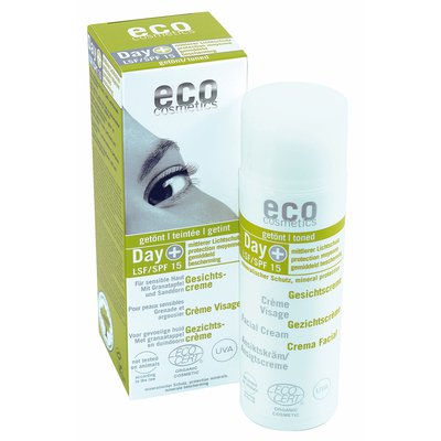 Crème Visage indice 15 teintée - Eco cosmetics - Visage