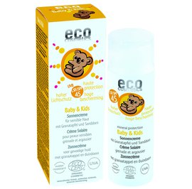 Baby & Kids Crème solaire indice 45 - Eco cosmetics - Solaires