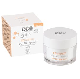 ECO CC Crème indice 50 teinte claire - Eco cosmetics - Visage - Solaires