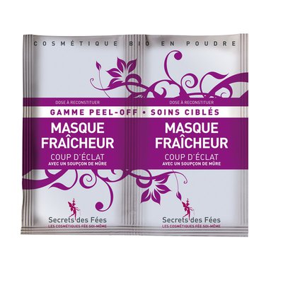 Masque Peel Off Fraicheur coup d'Eclat - Secrets des Fées - Visage