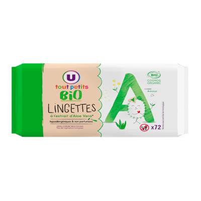 Lingettes Bebe Aloe Vera Utp Bio U Touts Petits Bio