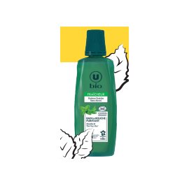 Bain de bouche menthe thé vert - U BIO - Hygiène