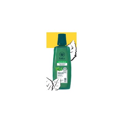 Bain de bouche menthe thé vert - U BIO - Hygiène