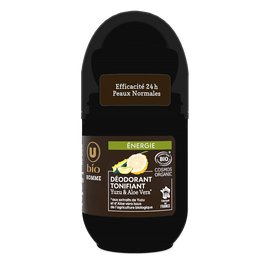 Déodorant bille homme tonifiant Yuzu et Aloe vera - U BIO - Hygiène