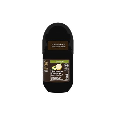 Déodorant bille homme tonifiant Yuzu et Aloe vera - U BIO - Hygiène
