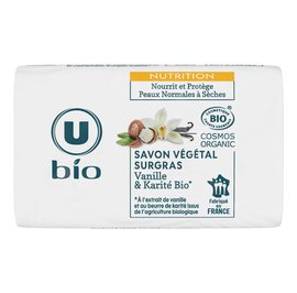 SAVON VÉGÉTAL SURGRAS VANILLE ET KARITE - U BIO - Hygiène