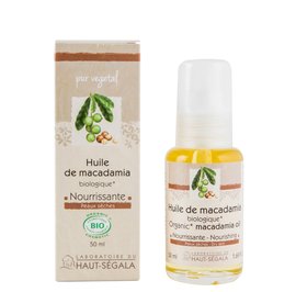 Organic* macadamia oil - Laboratoire du haut segala - Face - Hair - Massage and relaxation - Body