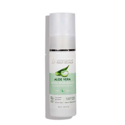 Night face oil serum - aloe vera range - Laboratoire du haut segala - Face