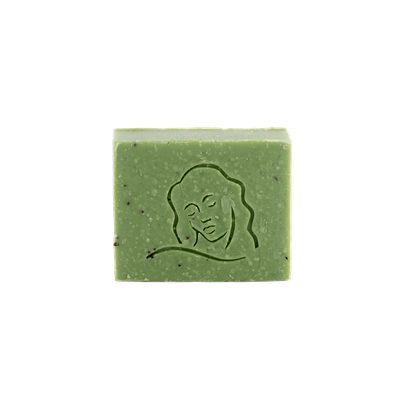 Mint & eucalyptus soap with cold saponification - Laboratoire du haut segala - Face - Body