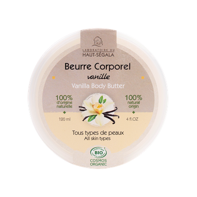 Beurre corporel vanille - Laboratoire du haut segala - Cheveux - Corps
