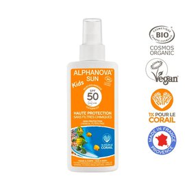 Crème solaire enfants haute protection SPF 50 - ALPHANOVA SUN - Solaires
