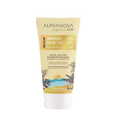 Shower shampoo - ALPHANOVA ORGANIC SUN - Hair - Body